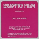 Exotic Film Wet And Warm back poster