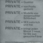 Private Film Gmbh Sex Triole back poster
