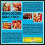 Color Climax Film Schoolgirl Education back poster