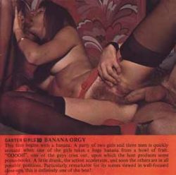 Garter Girls Banana Orgy loop poster