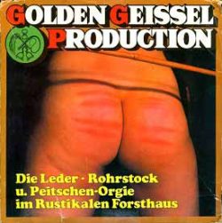 Golden Geisel Die Leder Rohrstock loop poster