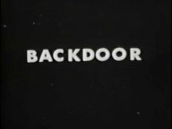 Backdoor title screen