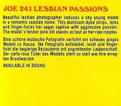 Joys Of Erotica 241 Lesbian Passions catalogue