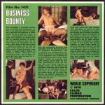 Color Climax Film 142 Business Bounty back box