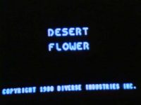Diverse Industries Desert Flower title screen