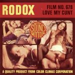 Rodox Film 678 Love My Cunt first box front