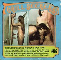 Thrill Seekers Shower Power loop poster