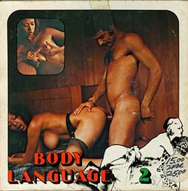 Body Language 2 Black On Black compressed poster