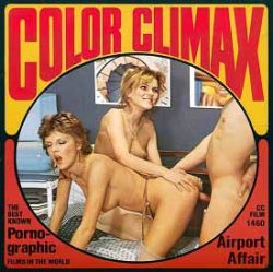 Color Climax Film Airport Affair loop poster