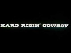 O Z Productions Hard Ridin Cowboy title screen