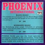 Phoenix International Black Magic back