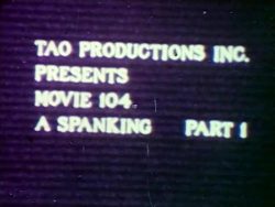 Tao Productions A Spanking part title screen
