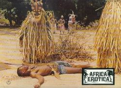 Lobby Card Africa Erotica Gaurigione di Una Pazza per Gli Uomini
