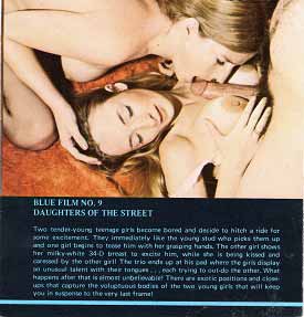 Blue Movies Film 9 Daughters Of The Street loop poster