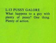 Libra Pussy Galore catalogue