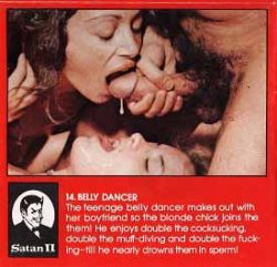 Satan Belly Dancer loop poster
