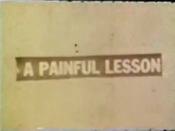 A Painful Lesson title screen