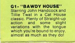 Gemini Bawdy House Part One catalogue