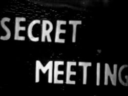 Climax Films Secret Meeting loop poster
