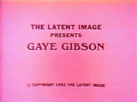 The Latent Image Gaye Gibson title screen