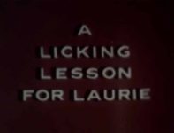 A Licking Lesson For Laurie title screen