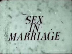 Academy Press Sex In Marriage title screen