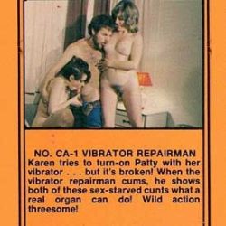 Cum, Again 1 - Vibrator Repairman compressed poster