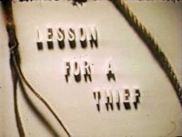 Lesson For A Thief title screen