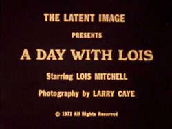 The Latent Image A Day With Lois title screen