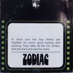 Zodiac 7 Eat My Come first box back