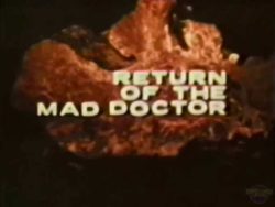 Return Of The Mad Doctor title screen