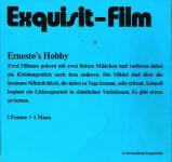 Exquisit Film Ernestos Hobby first box back