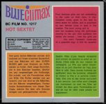 Blue Climax 1217 Hot Sextet first box back