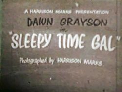 Harrison Marks E16 Sleepy Time Gal title screen