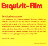 Exquisit Film Die Sexbesessenen box back