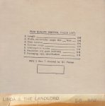 F Linda & The Landlord box front