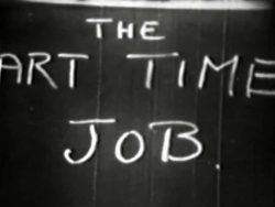 The Part Time Job title screen