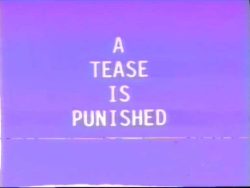 A Tease Is Punished title screen