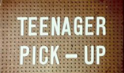 The XX Series 31 Teenager Pick Up title screen