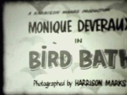 Harrison Marks Bird Bath title screen