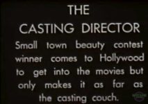 The Casting Director title screen