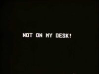 Not On My Desk! title screen