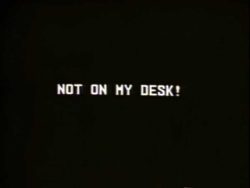 Not On My Desk! title screen