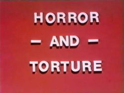 Gold Medal Horror and Torture title screen